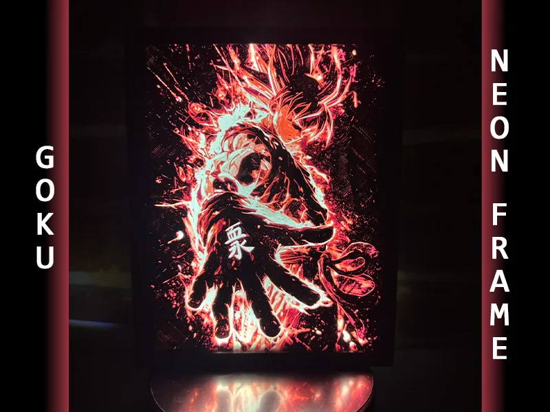 ULTIMATE GOKU - DRAGON BALL | NEON FRAME
