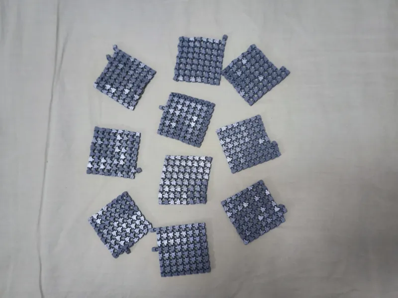 Flex fabric rigidity test block