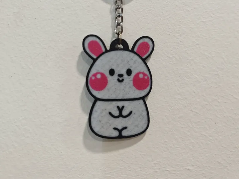 Cute Rabbit Keychain