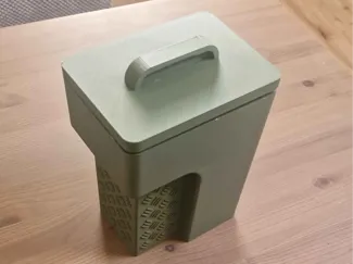 Aufbewahrungsbox mit Deckel (+ integrierter Griff)