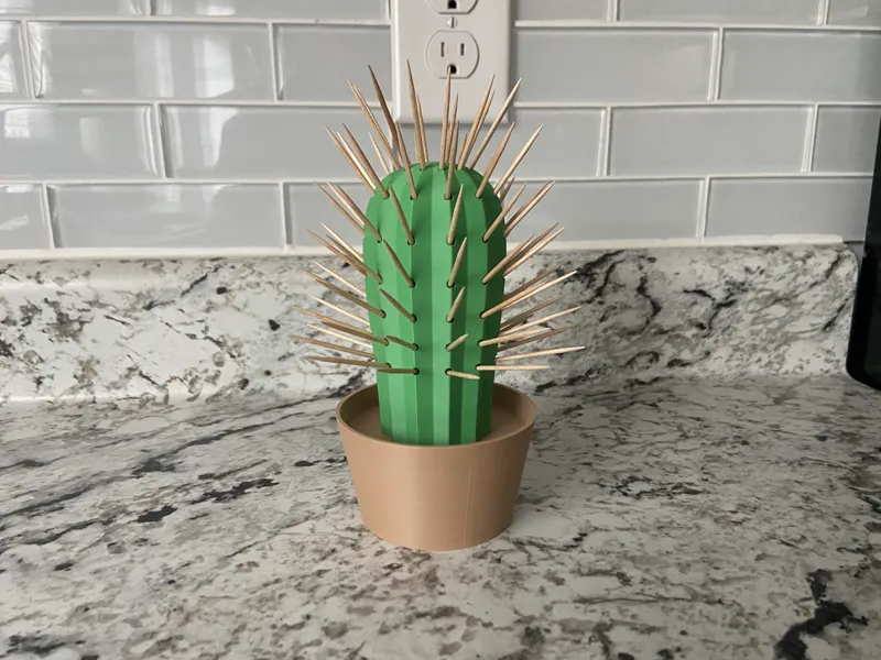Cactus Toothpick Holder Remix