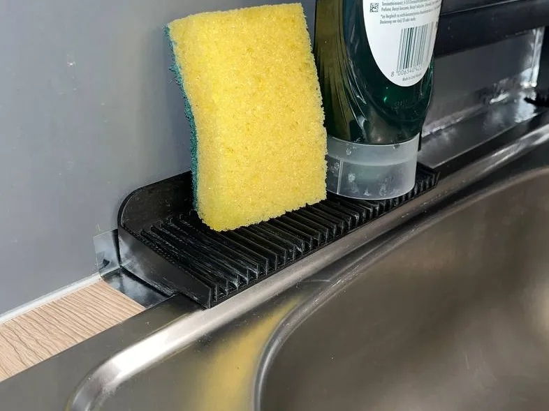 Kitchen sink drainer sponge/soap