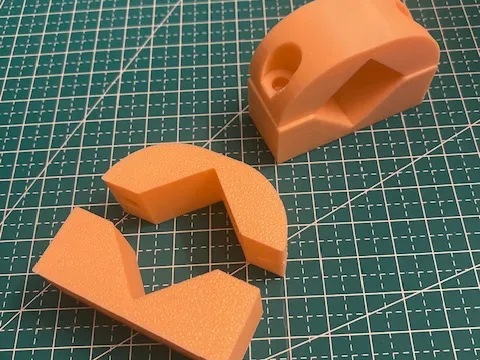 45° Square Pipe Mount