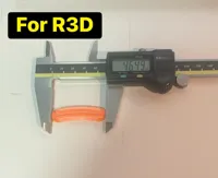 For R3D - 0.12mm layer, 3 walls, 15% infill