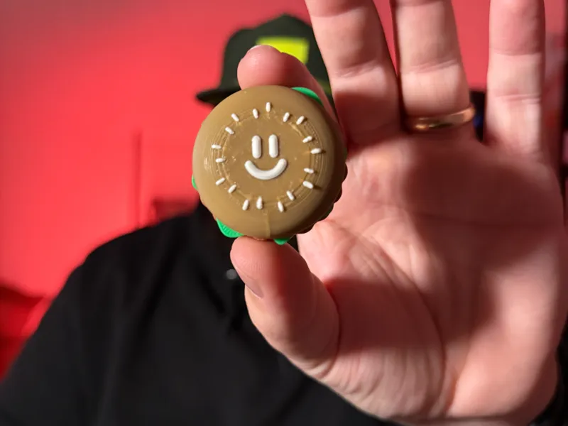 Cheeseburger Magnetic Fidget Spinner