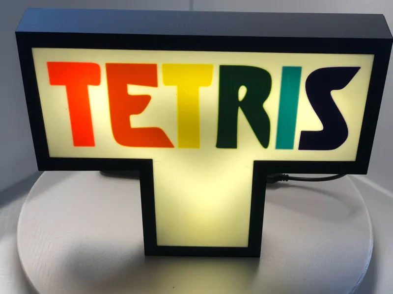 Nintendo Gameboy Tetris lightbox ( Lampe)
