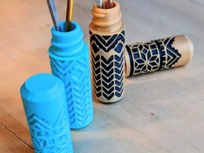 Snoflake Darning Needle Case