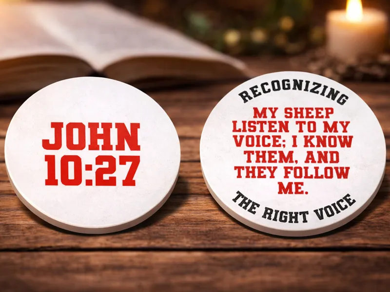 John 10:27 _ My sheep listen to my voice