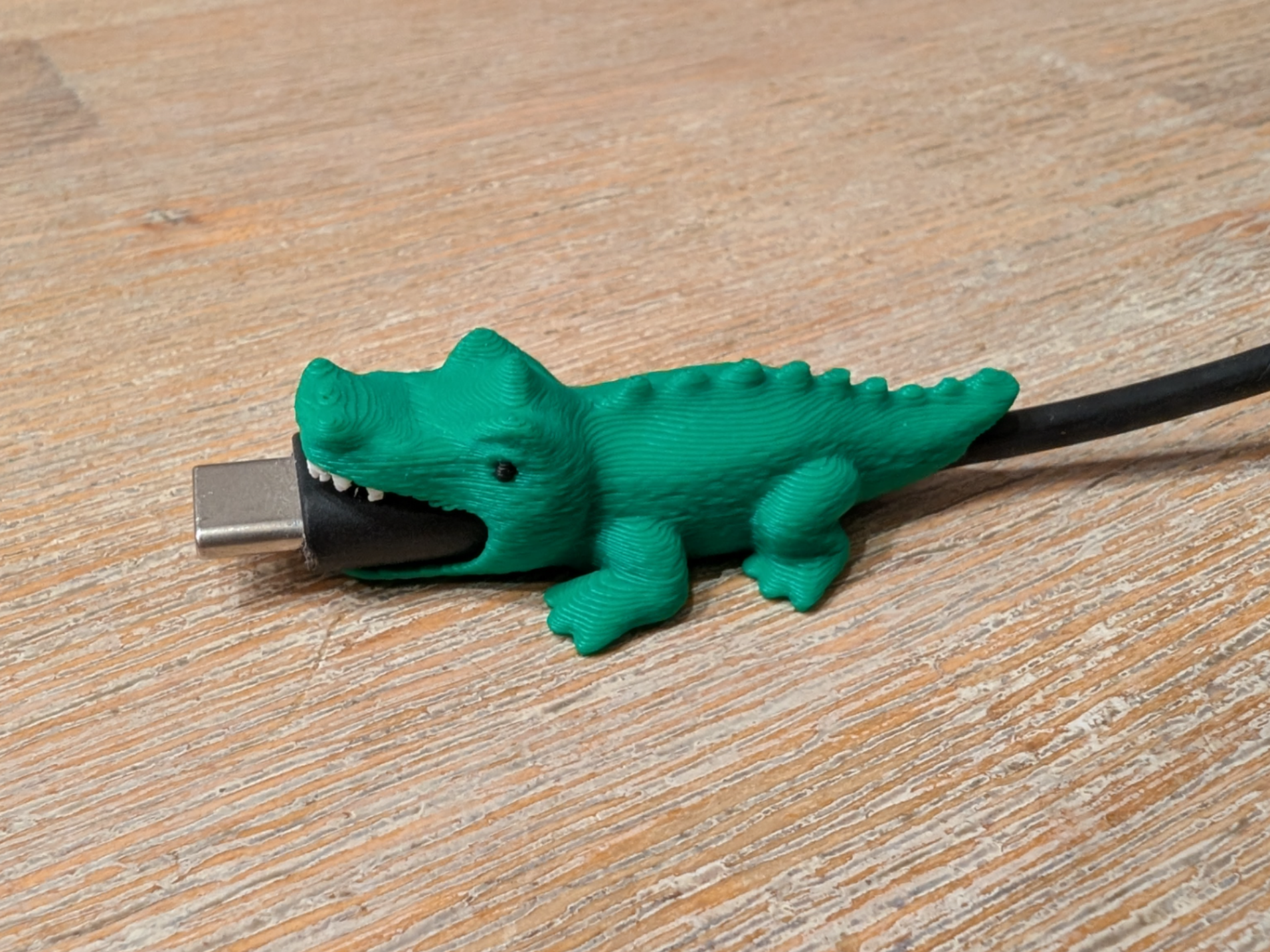 Miniatura 2 do modelo 3D Cable Buddy - Croco
