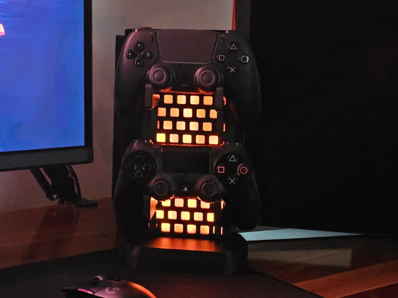 Pegboard Desk Organizer with Optional LED 