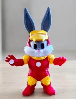 Miniatura 1 do modelo 3D Iron Bunny Mark I