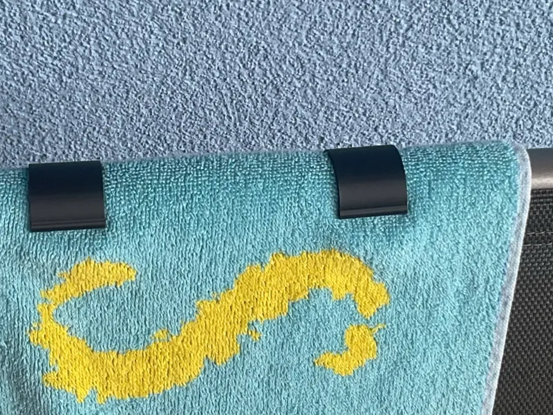 Handtuch Clip für Liege