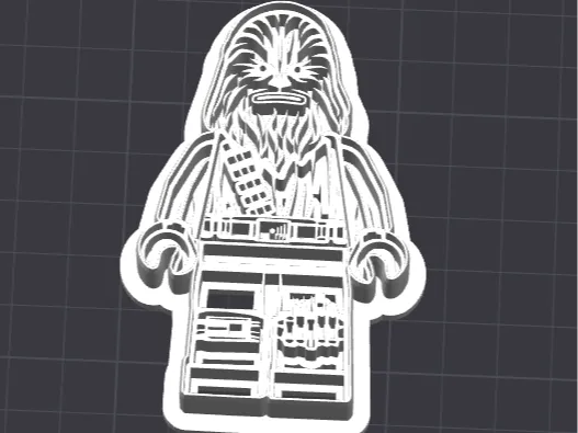 Brick-Style Chewbacca Cookie Cutter | Star Wars