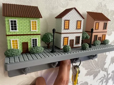 Decorative House Key Rack