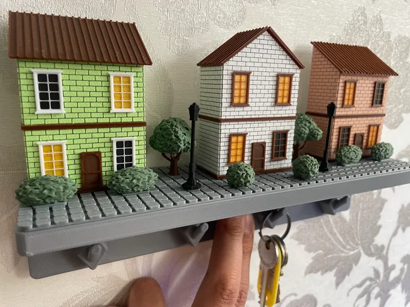 Decorative House Key Rack