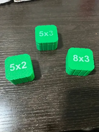 Covered box for small items with name