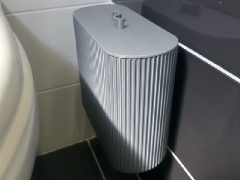 Bathroom wall waste 