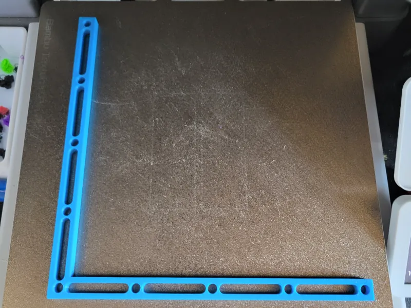 8" L bracket for laser engraving