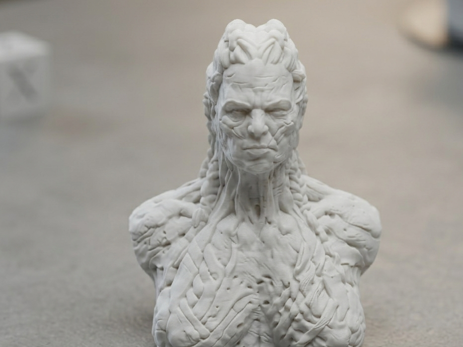 Gaia God Of War Bust 3D Print Model 346