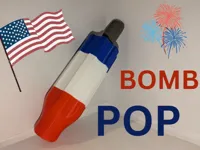 Popsicle décoratif tricolore — photo 1