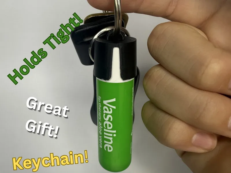 Vaseline Stick Keychain Holder
