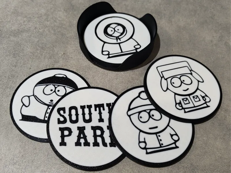 South Park coaster set