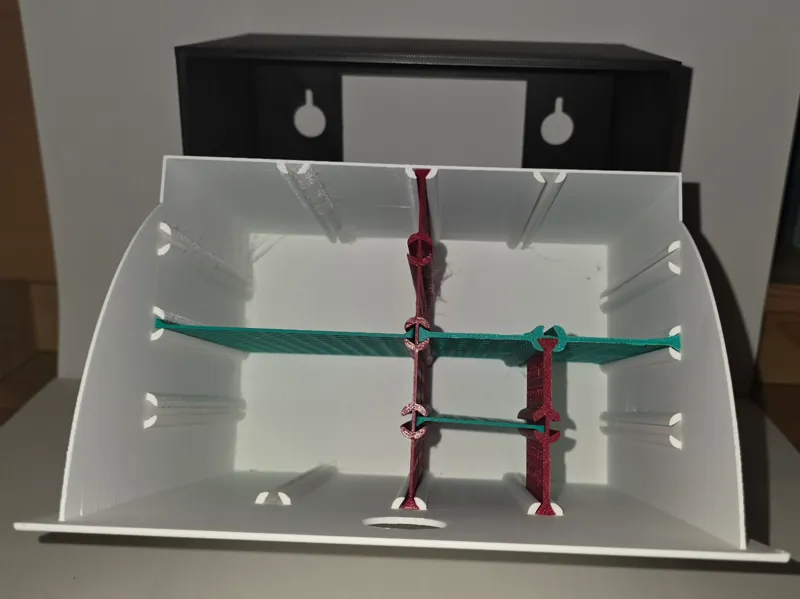 Big tilt box with modular insert / Organizer