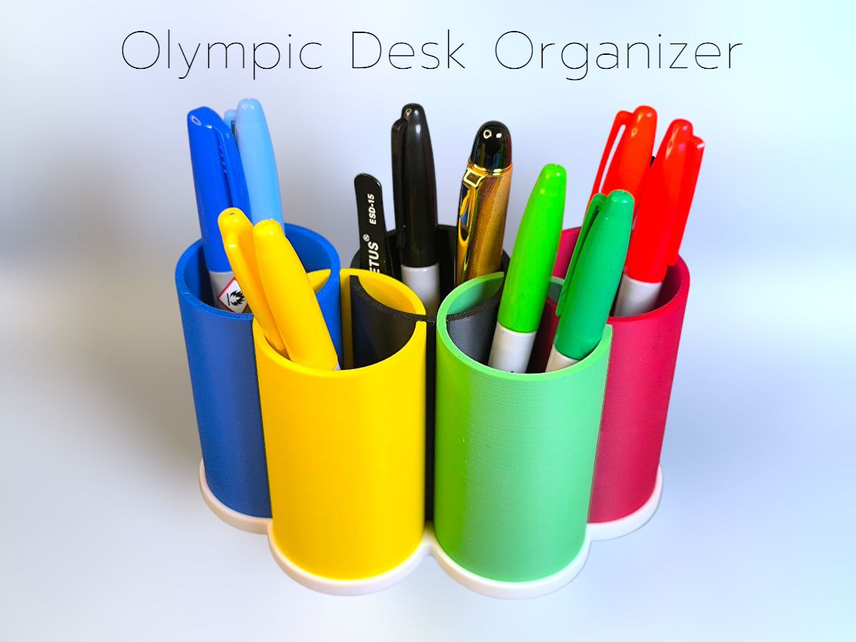 Olympic Desk Organizer - Pen Holder