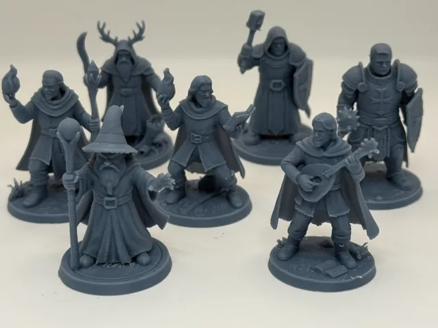 set 7 heroes with magic for dungeons and dragons