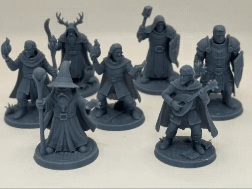 set 7 heroes with magic for dungeons and dragons view 2