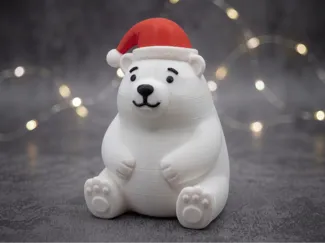Cute Xmas Polar Bear - adorable AMS model
