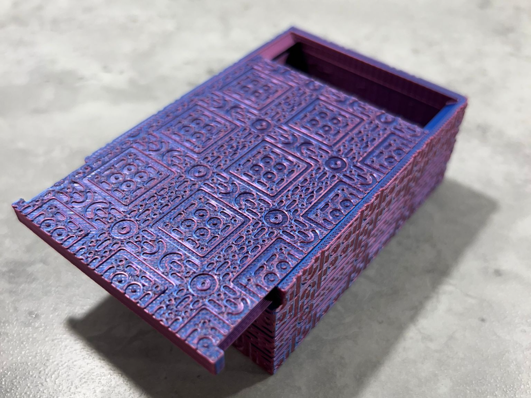 Sliding Lid Storage Box | Pattern Design |