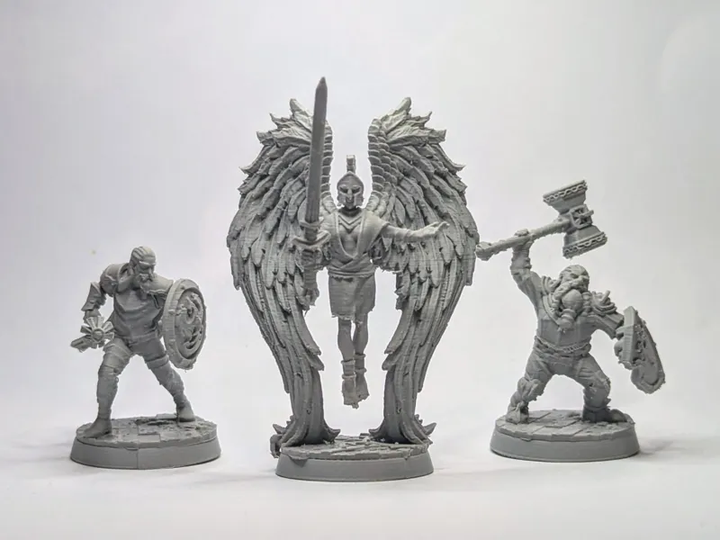 Dwarf Cleric, Human Cleric & Archangel Bundle
