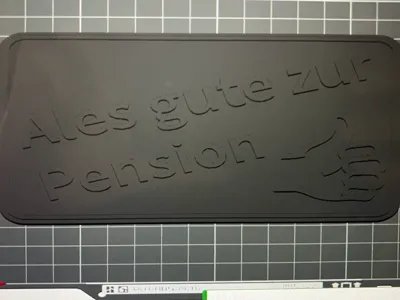 Pensions Schild