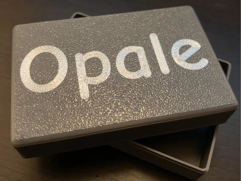 Small  box with name inlayed on top (first design)