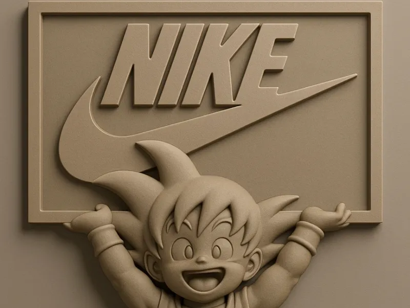 CUADRO NIKE GOKU DRAGON BALL