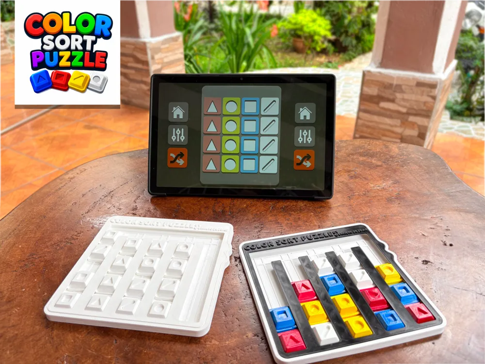 Color Sort Puzzle - Free 3D Print Model - MakerWorld