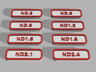 Multi Color Parametric Filter Tags - Customizable