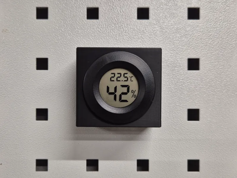 Thermometer (rund) Halterung für Garant Lochwand 