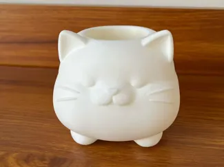 可爱的小猫花盆 笔筒 手办 摆件