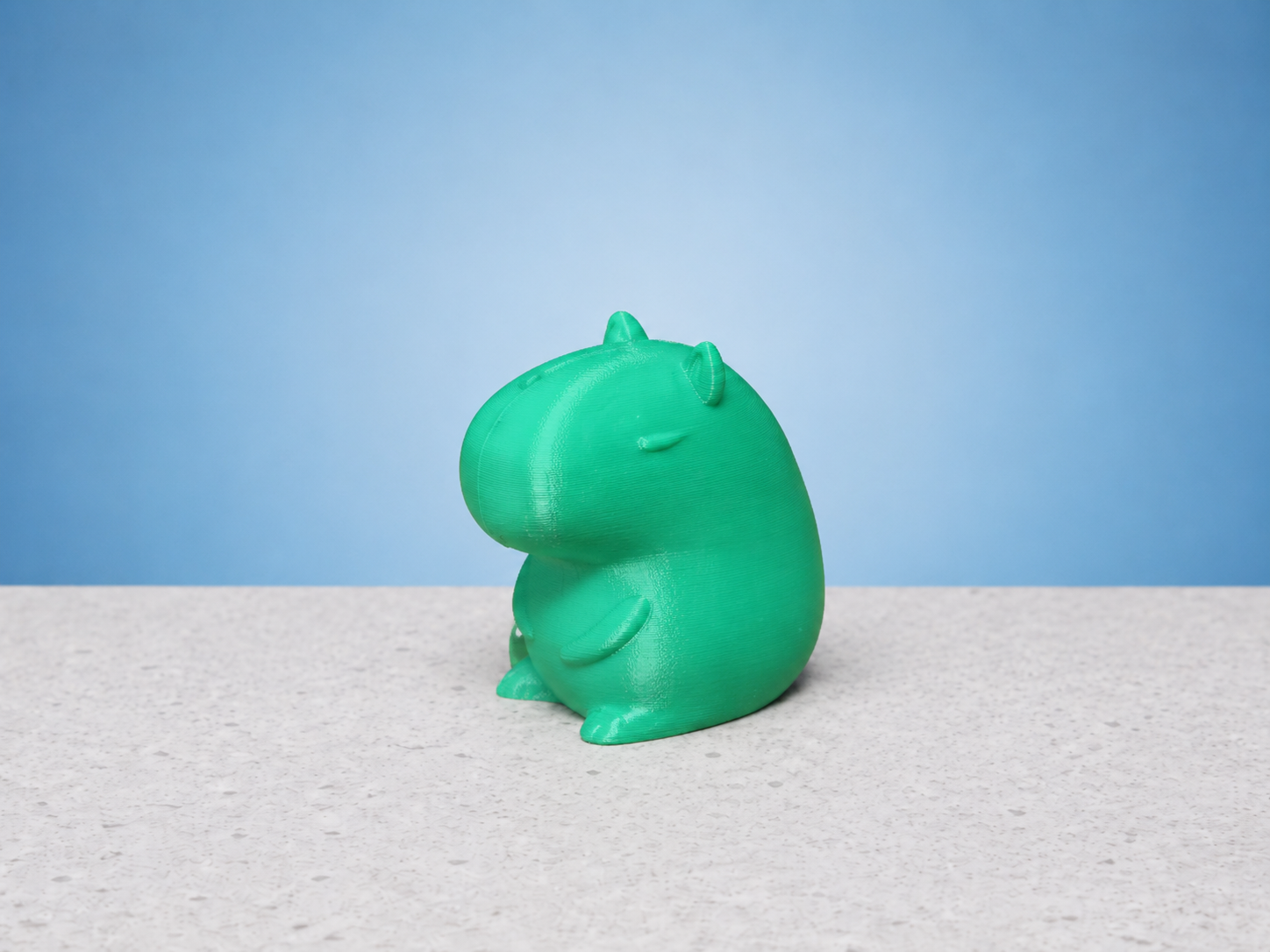 Miniatura 4 do modelo 3D Cute mini capybara