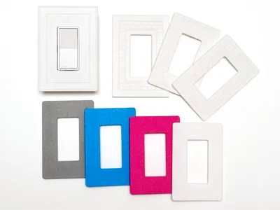 Screwless Decora Light Switch Cover Plate 1-4 G