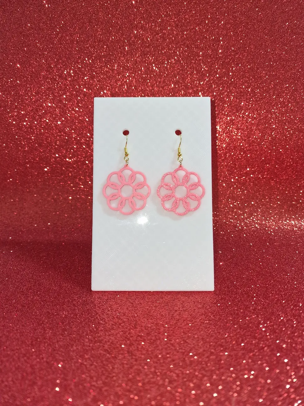 Rounds and rounds earrings view 2