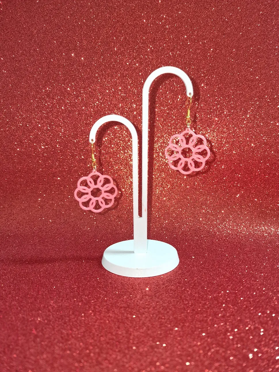 Rounds and rounds earrings view 3