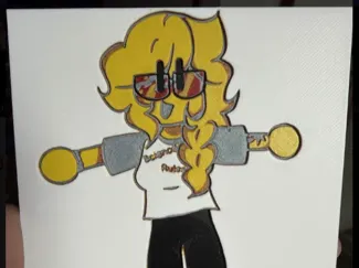 Science Girl Hueforge