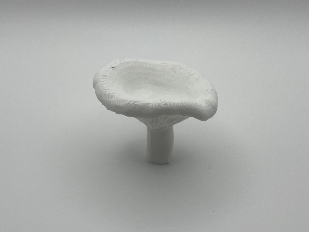 3D Lacataius Indigo Mushroom Replica