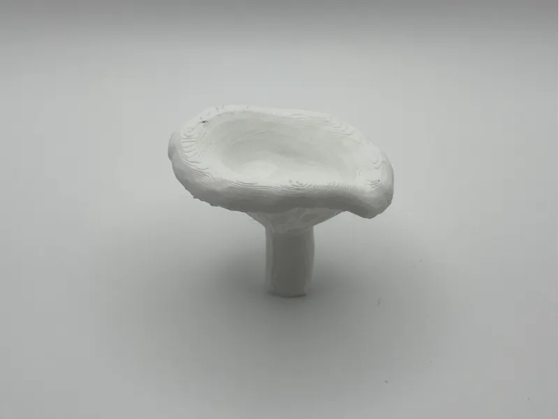3D Lacataius Indigo Mushroom Replica