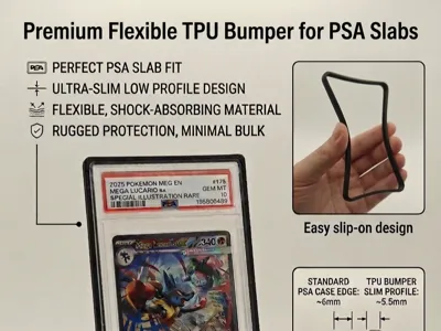 Low-Profile TPU PSA Slab Protector Bumper Guard