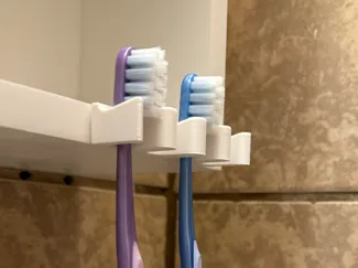 Minimal Toothbrush Holder – 4 Slots