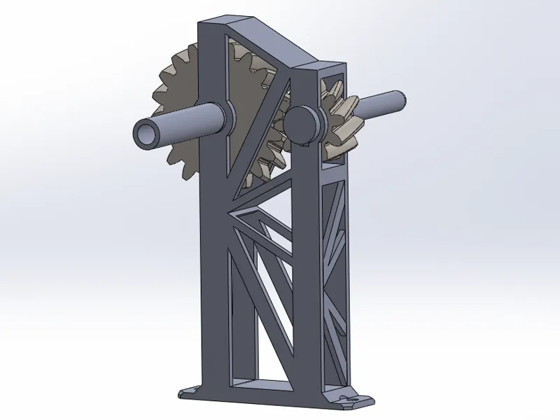 Helical gears 2:1